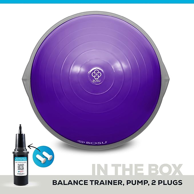 Bosu Balance Trainer, 65cm - Purple/ Gray