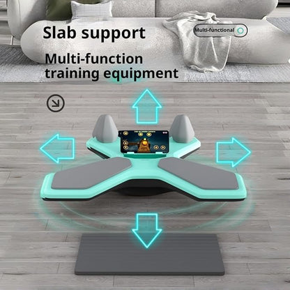 Balance Board with Maze Game Core Trainer with Pleasure 360° Tilt & Twist Plank Board with Multi-Functional Handles Phone Holder Plus Elbow Pad