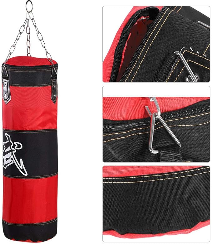 Fitness Sandbags, Boxing Bag Hanging Punching Bag Sports Training Equipment for Kickboxing, Muay Thai, Home Gym Equipment