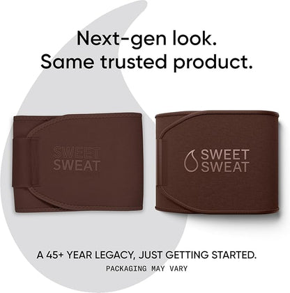 Sweet Sweat Waist Trimmer Toned Series - Premium Sweat Enhancing Fitness Belt for Women & Men - 5 Adjustable Sizes