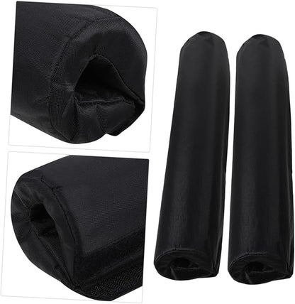 Barbell Shoulder Pads Adjustable Squat Rack Ropes Training Protector Wrist Wraps for Weightlifting Gym