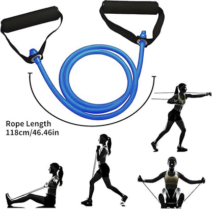Premium Exercise Bands Resistance Bands Set with Handles & Door Anchor - Perfect Stretch Rope for Home Workouts, Ideal for Fitness Enthusiasts & Home Gym
