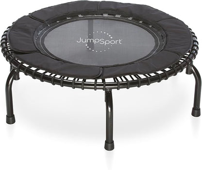 JumpSport 39" ESSENTIAL Fitness Trampoline | Model 220, 230, 250 | Exercise Trampoline | 30 Low-Impact Bungees