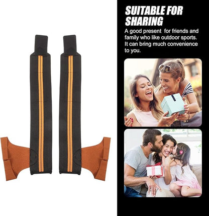 Weight Lifting Gloves for Men and Women Anti-Slip Brown Synthetic Leather Gym Workout Gloves with Wrist Support for Fitness Training and Weightlifting