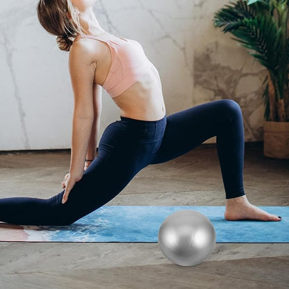 Beaupretty Mini Pilates Yoga Balance Ball 20cm PVC Non-Slip Stability Ball for Home Workouts and Core Training Fitness
