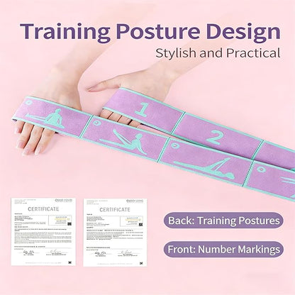 Home Pilates Kit - 12-Segment Resistance Bands + Small Pilates Ball + Random Color Air Pump | Multi-Functional Exercise Bands Resistance an Excellent Yoga Pilates Equipment