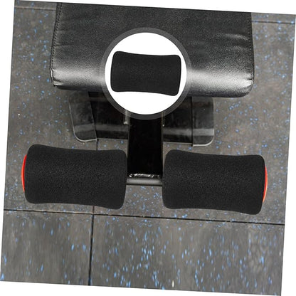 SUPVOX Gym Replacement Parts Foam Pads for Leg Extension Machine Comfortable Cushion Covers for Exercise Equipment Support Sleeves 5.31X2.95X2.95In