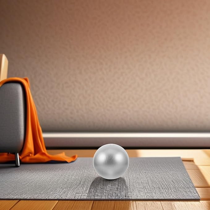 Uonlytech Small Pilates Yoga Ball 20cm PVC Matte Pilates Ball for Stability Core Training Home Workout Fitness Exercise