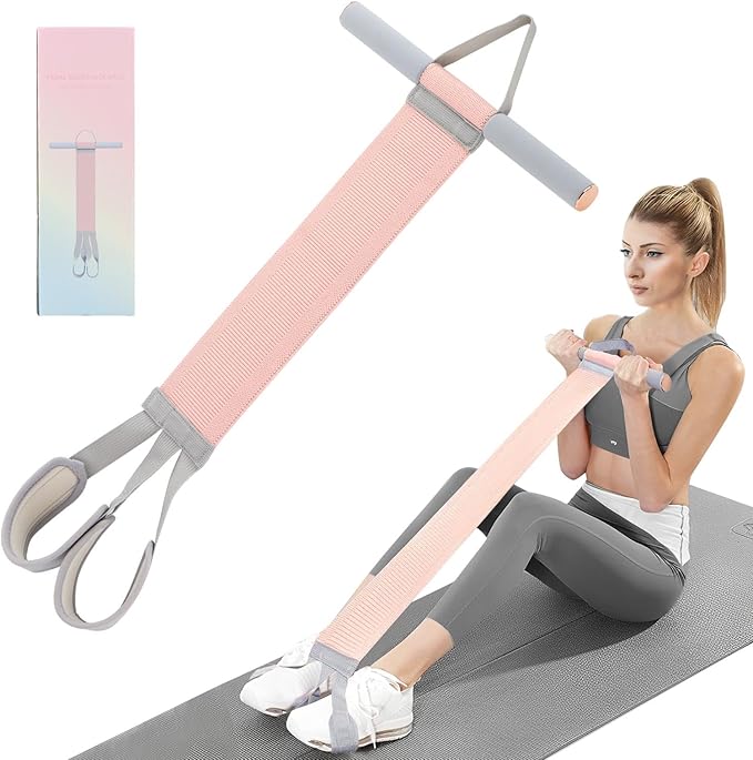 Full Body Resistance Band Set with Handles Yoga Pedal Resistance Band Anti-Broken Elastic Sit Up Pull Rope for Strength Training Stretch Bands Workout Equipment