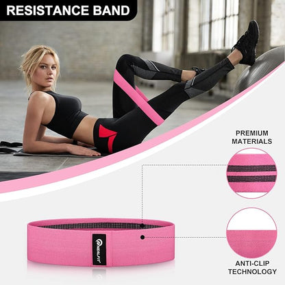 Barbell Pad Set for Squats, Lunges and Hip Thrusts, Neck & Shoulder Protective Pad, Standard Olympic Bars with 2 Gym Ankle Straps, Hip Resistance Band, Barbell Pad, Carry Bag
