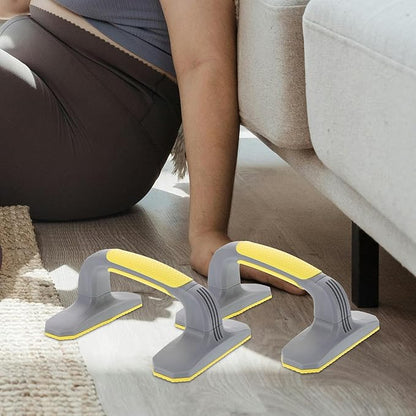 2 Pcs Pushup Bars Pushup Handles Strength Training with Non-slip Base Plastic for Home Gym Workout Fitness and Full Body Exercise