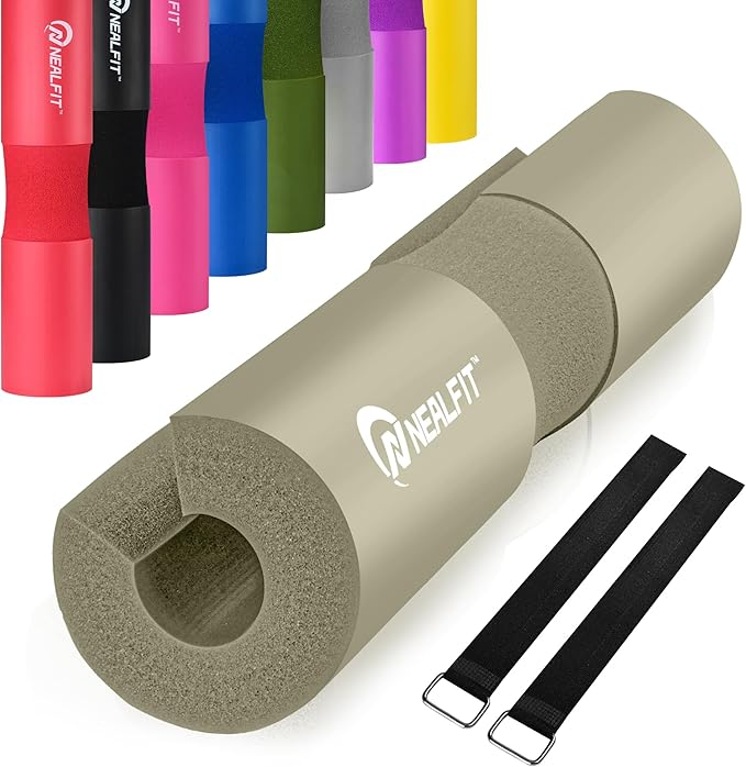 Barbell Pad Squat Pad for Squats—Squat Bar Pad—Great for Weightlifting,Lunges and Hip Thrusts—Foam Sponge Pad—Fit Standard and Olympic Bars Perfectly