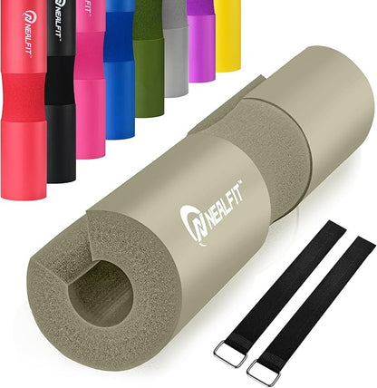 Barbell Pad Squat Pad for Squats—Squat Bar Pad—Great for Weightlifting,Lunges and Hip Thrusts—Foam Sponge Pad—Fit Standard and Olympic Bars Perfectly