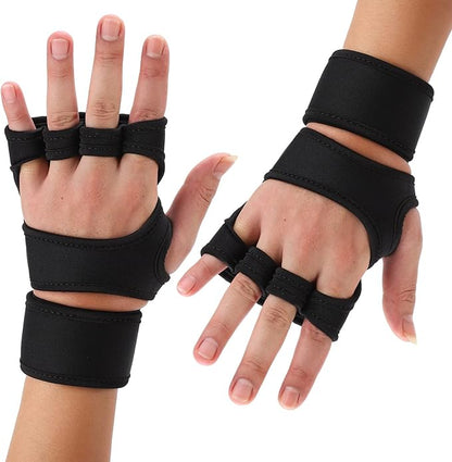 Workout Gloves for Men Gym Weight Lifting Gloves with Wrist Wrap Support Full Palm Protection Gym Gloves Exercise Fitness Training Gloves