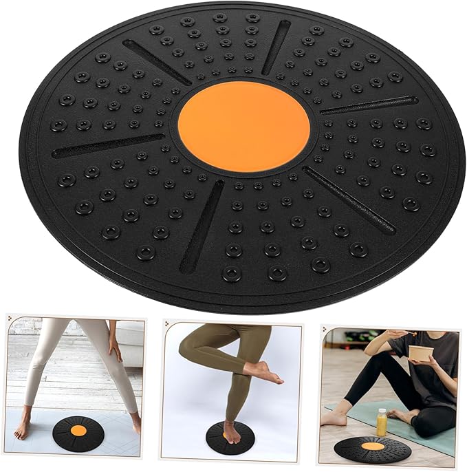 Half Ball Balance Trainer Wobble Board for Fitness Balance Exercises Non-slip Surface for Adults