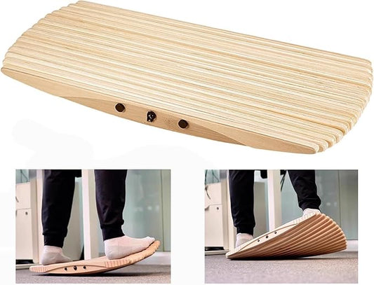 Ergonomic Wobble Balance Board,Office Balance Beam – Dual-Use for Office & Fitness,Core Trainer for Surfing, Skiing, Skateboarding,Improves Balance & Strength,Anti-Fatigue for Standing Desks