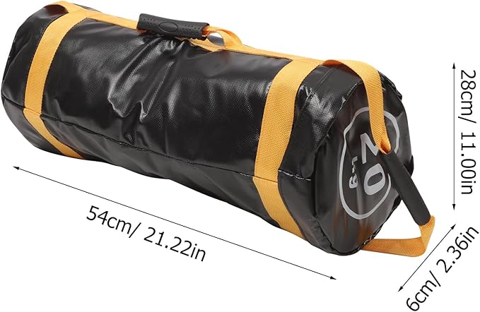 VALICLUD Weight Lifting Sandbag 20kg Empty Training Bag for Strength Conditioning Men Women Gym Workout