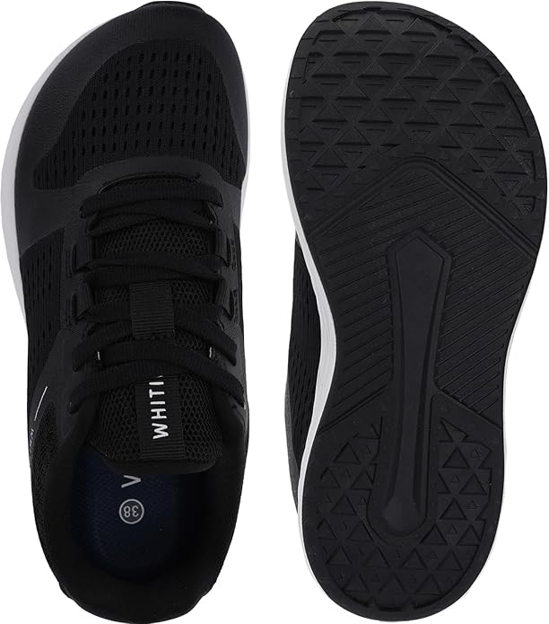 WHITIN Women's Wide Toe Box Running Shoes + Zero Drop Sole with Durable, Protective Upper