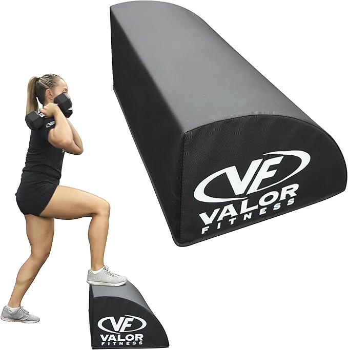 Valor Fitness Hip Thrust Pad Glute Training Box for Home Gym, Non Slip Foam Platform for Step Ups, Squats, Core and Lower Body Strength