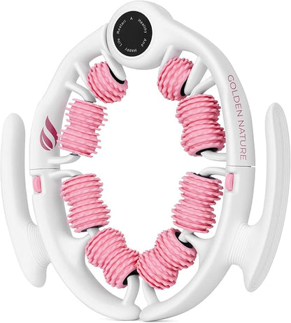 Cellulite Massage Roller - Anticellulite Massager for Thighs, Neck & Body - Fascia Massage Tool with Detachable Rollers - Handheld Lymphatic Drainage Tool for Deep Tissue Exercise
