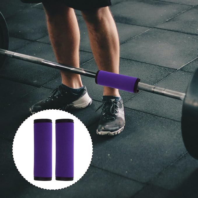 SUPVOX Barbell Grips, 2pcs Dumbbell Handles Bar Grips Detachable Horizontal Bars Cover Power Lifting Strength Training
