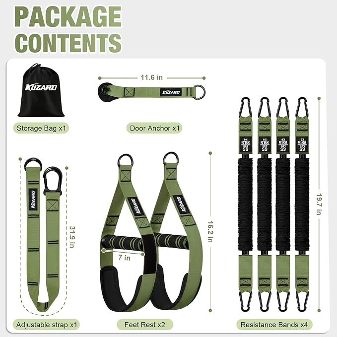 Pull Up Assistance Bands for Women, Heavy Duty Resistance Bands with Handles, Exercise Band with Door Anchor, Workout Band Set for Pull Up Bar, Full Body Sculpting,Muscle Training, Recovery, Home Gym