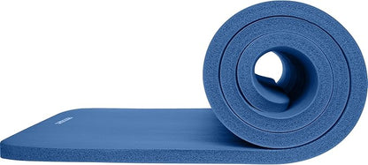 Retrospec Solana Yoga Mat 1" Thick w/Nylon Strap for Men & Women - Non Slip Exercise Mat for Home Yoga, Pilates, Stretching, Floor & Fitness Workouts
