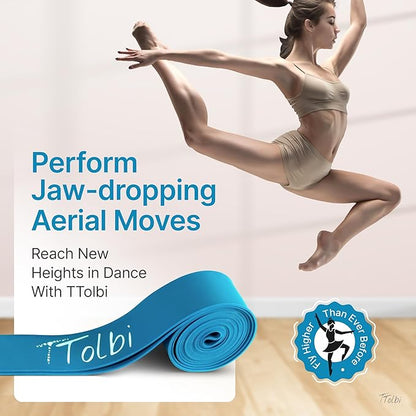 Premium Stretch Bands for Dancers – Improve Stretching & Flexibility with Ballet Stretching Band, Perfect Dance Equipment for Splits & Strength – Ideal Gifts for Dancers & Ballet Training