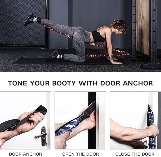 Innstar Multi-Function Resistance Bands for Working Out, Push Up Exercise Bands Resistance Bands Set for Bench Press Gym Equipment, Home Workout, Travel Portable