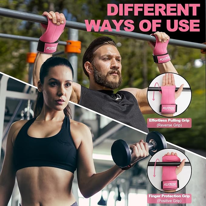 Lifting Straps, Weight Lifting Wrist Wraps for Weightlifting, Heavy Powerlifting, Deadlifts, Rows, Pull Ups, Adjustable Neoprene Padded Gym Workout Strength Training Wrist Hooks for Men/Women