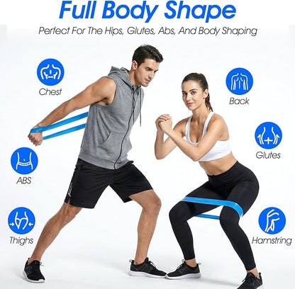 30 Pcs Resistance Bands Resistance Loop Exercise Bands Exercise Equipment Elastic Drap Ring for Women and Men Home Fitness, Gym, Yoga