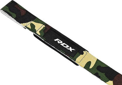RDX Lifting Straps for Weightlifting –100% Cotton Heavy Duty Gym Wrist Strap with 5MM Neoprene Padding, 60CM Anti-Slip Hand Grip Wraps for Deadlifts Powerlifting Workouts Strength Training, Men Women