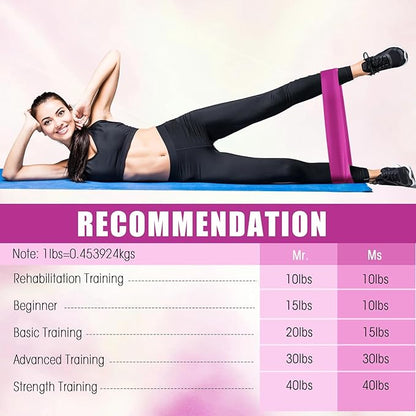 DEEKIN 20 Pcs Resistance Bands Resistance Loop Exercise Bands Exercise Equipment Elastic Drag Ring for Women and Men Home Fitness, Gym, Yoga