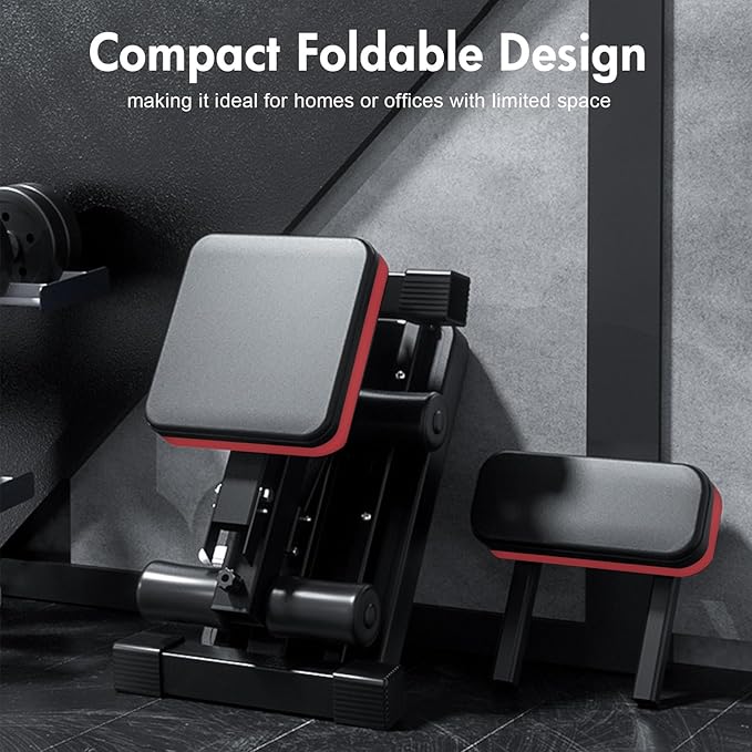 ALSO GO Adjustable Weight Bench, Workout Benches with Leg Extension & Extended Headrest, Foldable Incline Decline Bench Press, Roman Chair, Full Body Strength Training Equipment for Home Gym