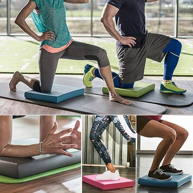 Muloo Exercise Balance Pad NonSlip Cushioned Foam Mat Foam Balance Pad for Yoga & Balance Strength Training Enduring