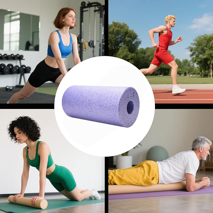 Back Foam Roller - Hollow Column Massager - Trigger Point Foam Roller | for Gym Post-Exercise Sports Recovery Home Fitness Routine Yoga Stretching