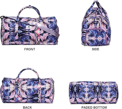 Original Floral Water Resistant Duffel Bag Gym bag Weekender Travel Bag for Gym Beach Travel Daily Bags