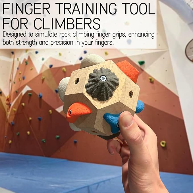 Handcrafted Climbing Blocks Toys| Finger Strengthener & Grip Trainer for Rock Climbers | Bouldering Training Tool | Ideal Gift for Beginners & Professionals