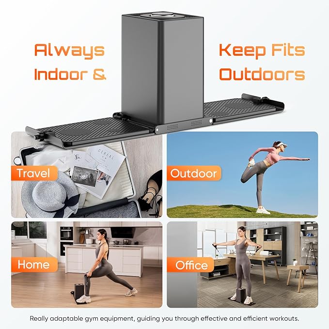 Home Gym Cube Smart Fitness Equipment, All in One Foldable Portable Cable Weight Machine Workout Equipment, Full Body Strength Training Exercise Box 160 LBS Resistance Adjustable Tonal Gym