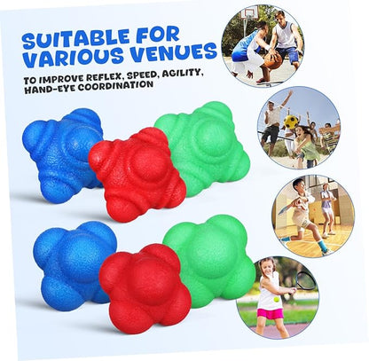 6pcs Reaction for Agility Training for Hand-Eye Coordination Fitness Equipment Low Difficulty High Difficulty