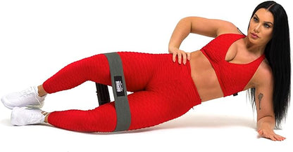 The X Bands Exercise Resistance Bands - Non-Slip Extra Thick Fabric Hip Loop Booty Bands - 20, 30, 40, 50 lb - Fitness Workout for Legs, Butt Training, Stretching, Yoga