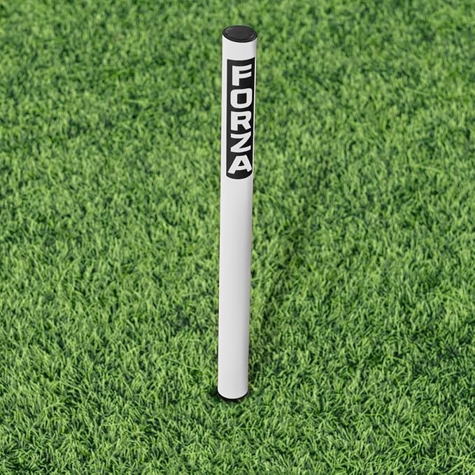 FORZA Slalom Agility Poles | Improve Endurance, Speed & Footwork | Color, Size & Rubber Base Options Available [8 Pack]