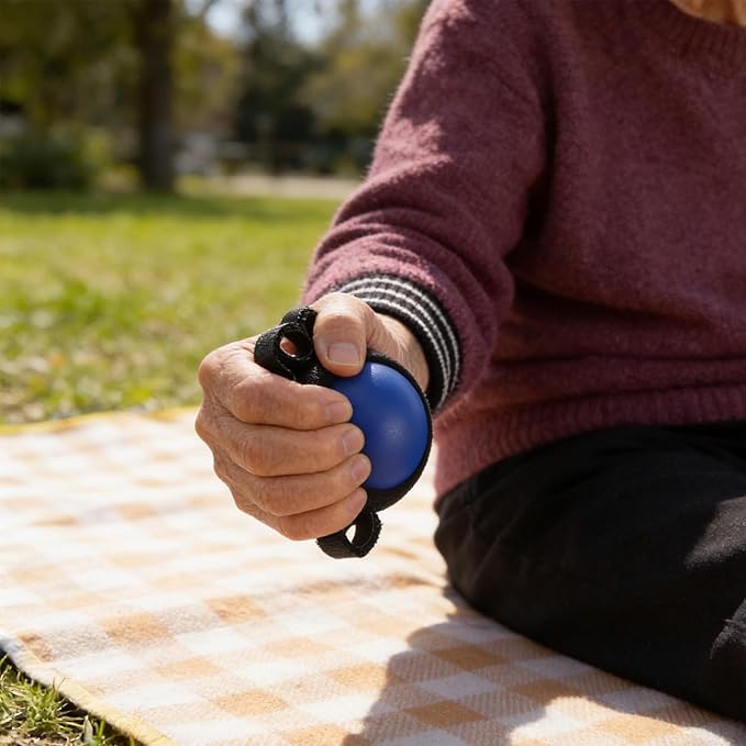 Rehab Exerciser Hand Squeeze Ball, Grip Strength Trainer, Effective Forearm Strengthener Exercisers for Hand and Finger Exercise