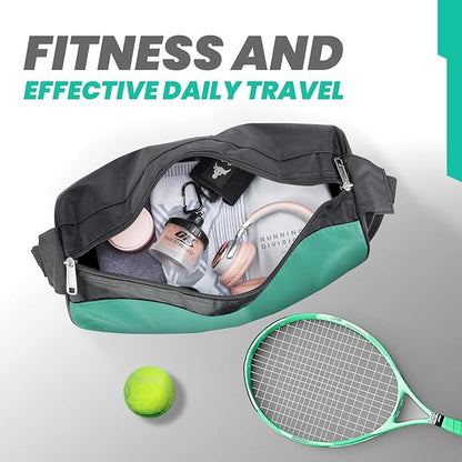 C&F BOGMOST Small Travel Duffel Bag Foldable Waterproof Gym Bags for Gym Beach Swim Bag Men Women Duffle Bag Lightweight Oxford Cloth Sports Bags-Green