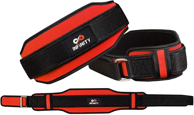 Neoprene Weight Lifting Belts Double Back Support Gym Workout Training Fitness