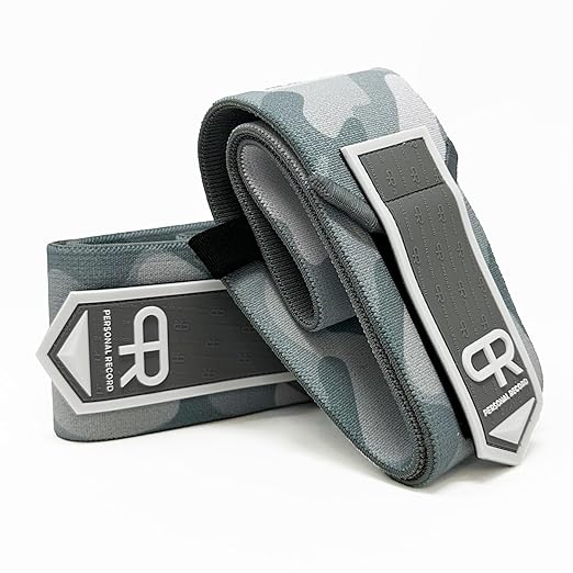 Elbow Wraps for Weightlifting - Heavy Duty Construction, 25% More Elasticity, Reinforced Stitching, Extra Wide Fastener, Easy to Adjust, (Snow Camo)