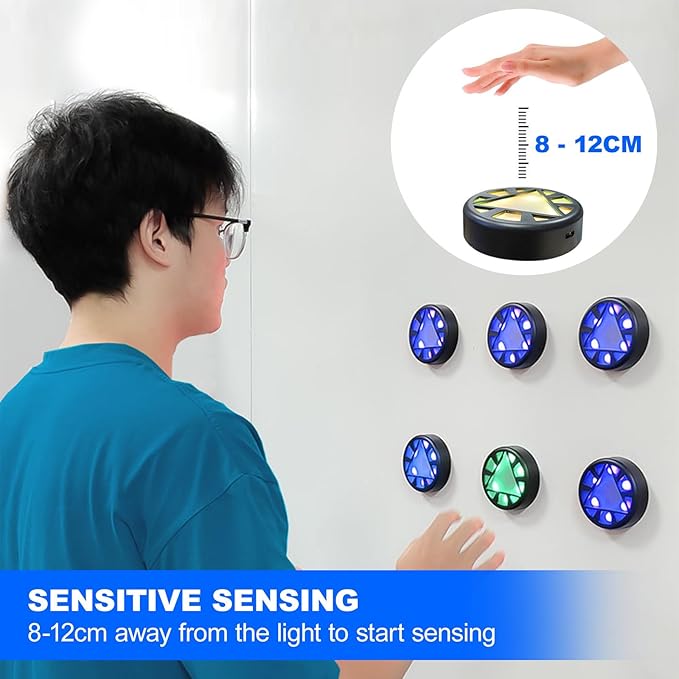 Sports Agility Lights Training-6 Modes,Reaction Training Light,Portable Fitness Lights Trainer, Improve Speed, Agility & Reaction Time Training Kit-Design Different Targeted Training