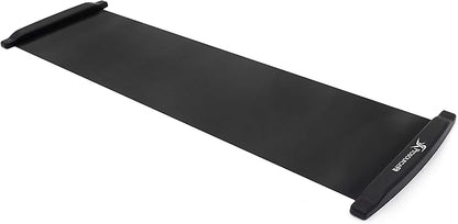 ProsourceFit Slide Board Mat for Exercise 6’ with End Stops, Booties & Carrying Bag for Low-Impact Indoor Home Workouts and Sports Training