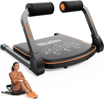 Niceday Ab Workout Equipment, Ab Machine for Stomach Workout, Ab Trainer Machine for Home, Ab Crunch Machine for Home Exercise, Sit Up Machine with 330 LBS Weight Capacity