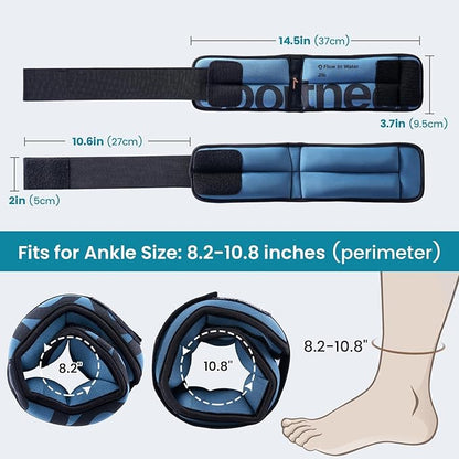 Sportneer Aquatic Exercise Equipment Water Aerobics Combo Set Includes High Density Water Weights Dumbbell Aqua Belt Water Ankle Weights for Pool Exercise Aquatic Therapy Pool Fitness Water Exercise